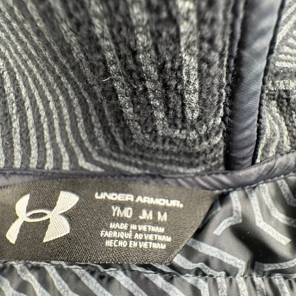Under Armour Youth Medium ColdGear‎ Infrared Hooded Puffer Jacket Black